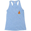 pizza christmas tree pocket Racerback Tank
