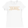 nilbog Ladies Fitted T-Shirt