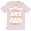 Super Cool Wife Of A Freaking Awesome Husband T-Shirt
