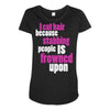 i cut hair Maternity Scoop Neck T-shirt