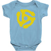 45 stereo adapter Baby Onesie