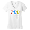 boo halloween Women's V-Neck T-Shirt