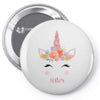 birthday unicorn family series sister Pin-back button