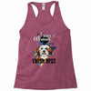 who loves lhasa apso Racerback Tank