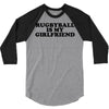 rugbyball is my girlfriend 3/4 Sleeve Shirt