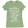 world's greatest farter i mean father Ladies Fitted T-Shirt