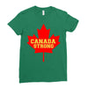 canada strong Ladies Fitted T-Shirt