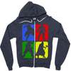 4 Super Hero Zipper Hoodie