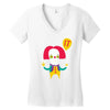 deal with it Women's V-Neck T-Shirt