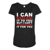 i can explain it to you but i can't understand it for you Maternity Scoop Neck T-shirt