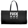 fuck you me off fun Weekender Totes
