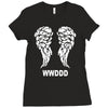 the walking dead what would daryl dixon do Ladies Fitted T-Shirt