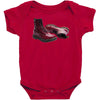 red doc marten skinhead boots, ideal birthday present or gift Baby Bodysuit