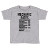mechanic labour rates Toddler T-shirt