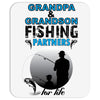 Grandpa And Grandson Fishing Partners For Life Mousepad