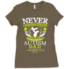 The Power Of An Autism Dad Ladies Fitted T-Shirt