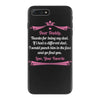 Dear Daddy, Thanks for Being my Dad Baby Boy Letter to Father iPhone 7 Plus Case