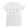 fuck pizza Ladies Fitted T-Shirt