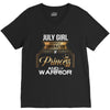 july girl is a perfect combination of princess and warrior V-Neck Tee