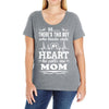 There's This Boy Who Stole My Heart He Calls Me Mom Ladies Curvy T-Shirt