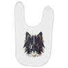 polygon wolf Baby Bibs