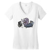 monster found something better Women's V-Neck T-Shirt