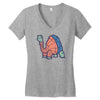 turtle turtleneck Women's V-Neck T-Shirt