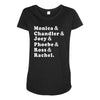 Friends Tv Show Maternity Scoop Neck T-shirt