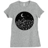 geometric sky Ladies Fitted T-Shirt