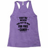 for free candy Racerback Tank