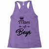 mom of boys Racerback Tank