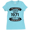 Premium Vintage 1971 Ladies Fitted T-Shirt