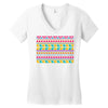 pattern overload Women's V-Neck T-Shirt