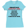 Smartass January Girl Ladies Fitted T-Shirt