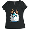 monster Women's Triblend Scoop T-shirt