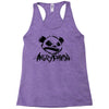 angry panda Racerback Tank