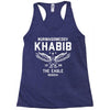 khabib the eagle Racerback Tank