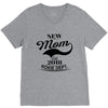 New Mom 2018 Rokie Dept. V-Neck Tee