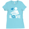 portal true love   aperture lab video gamer teleport online pc goal te Ladies Fitted T-Shirt