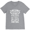 I Am An April Woman V-Neck Tee