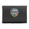 pug face Accessory Pouches