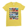 vw camper van fronts, ideal gift or birthday present Ladies Fitted T-Shirt