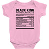 black king nutrition facts Baby Bodysuit