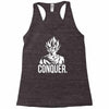 conquer   super saiyan goku Racerback Tank