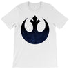 rebel logo with space pattern T-Shirt