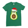 santa avocado Ladies Fitted T-Shirt