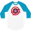 deadpool was here (captain america) 3/4 Sleeve Shirt