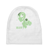 alien believe space sci fi ufo nerd Baby Beanies