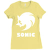 sonic uomo donna bambino sega videogames Ladies Fitted T-Shirt