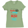 THE SONGS ON THE RADIO Ladies Fitted T-Shirt